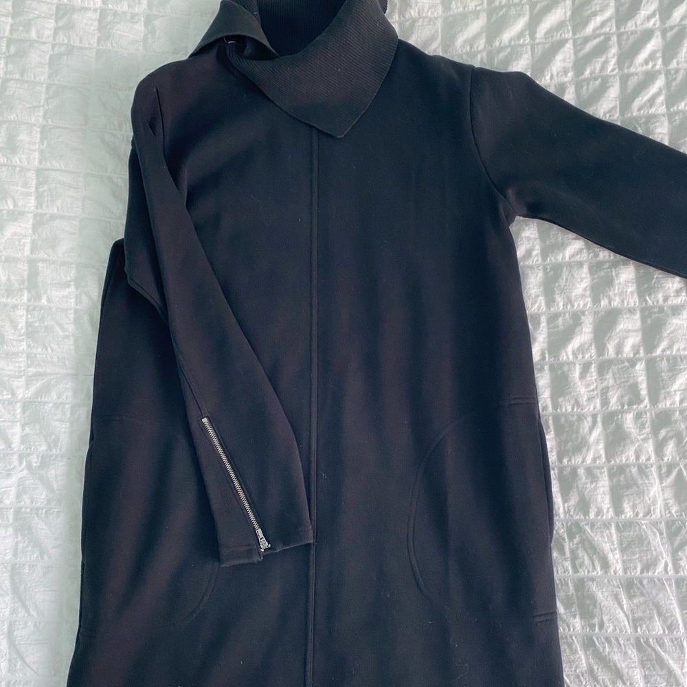 Athlete Turtleneck Sweatshirt Dress